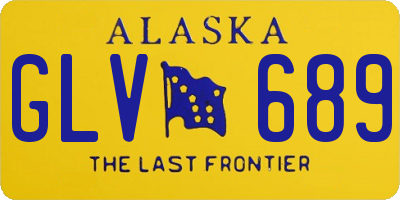 AK license plate GLV689