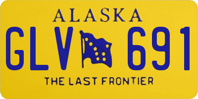 AK license plate GLV691