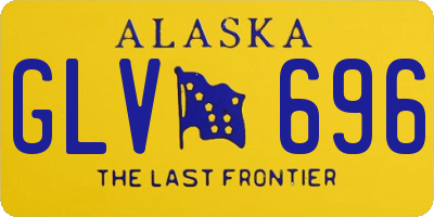AK license plate GLV696