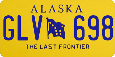 AK license plate GLV698