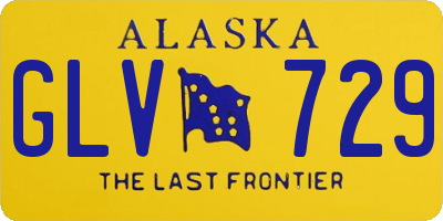 AK license plate GLV729
