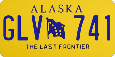 AK license plate GLV741