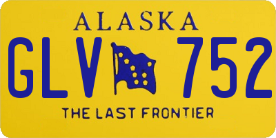 AK license plate GLV752