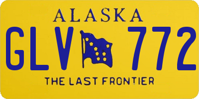 AK license plate GLV772