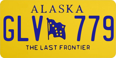 AK license plate GLV779