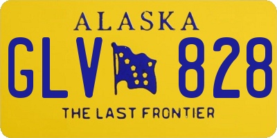 AK license plate GLV828