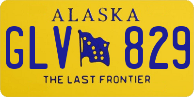 AK license plate GLV829