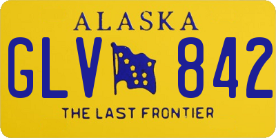 AK license plate GLV842