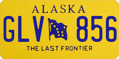 AK license plate GLV856