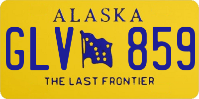 AK license plate GLV859