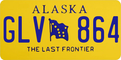 AK license plate GLV864