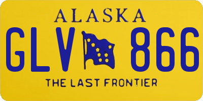 AK license plate GLV866