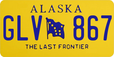 AK license plate GLV867