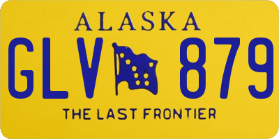 AK license plate GLV879