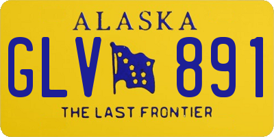 AK license plate GLV891