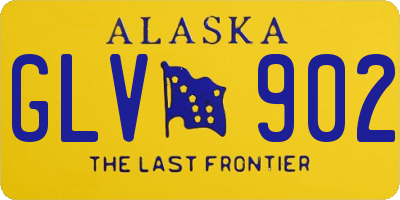 AK license plate GLV902