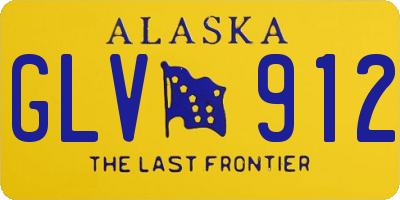 AK license plate GLV912