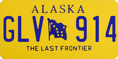 AK license plate GLV914