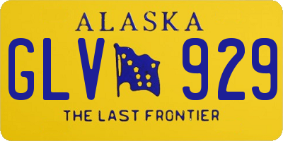 AK license plate GLV929