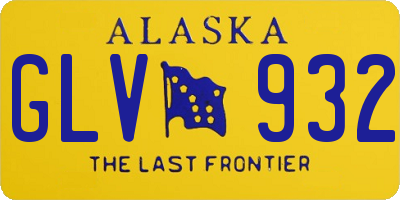 AK license plate GLV932