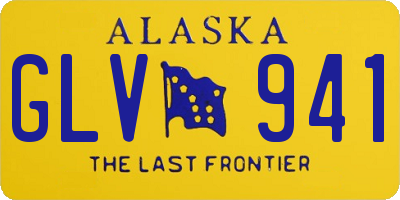 AK license plate GLV941