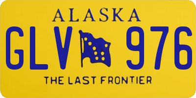 AK license plate GLV976