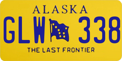 AK license plate GLW338