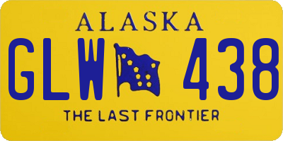 AK license plate GLW438