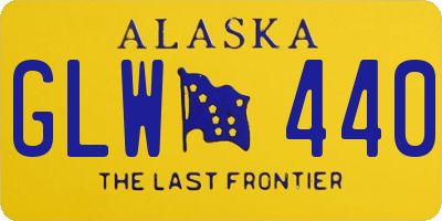 AK license plate GLW440