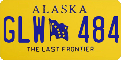 AK license plate GLW484