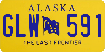 AK license plate GLW591