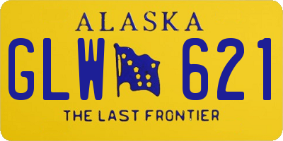 AK license plate GLW621