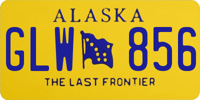 AK license plate GLW856