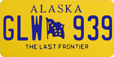 AK license plate GLW939