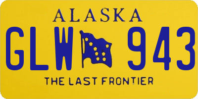AK license plate GLW943