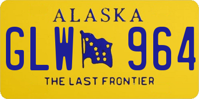 AK license plate GLW964