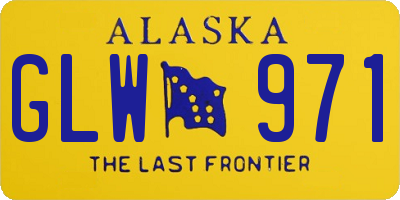 AK license plate GLW971
