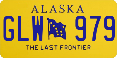 AK license plate GLW979