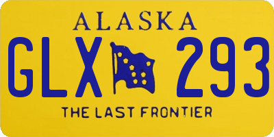 AK license plate GLX293