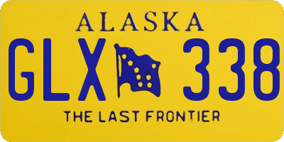 AK license plate GLX338