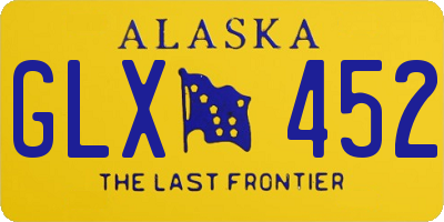 AK license plate GLX452