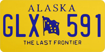 AK license plate GLX591
