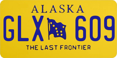 AK license plate GLX609