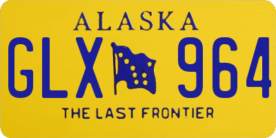 AK license plate GLX964