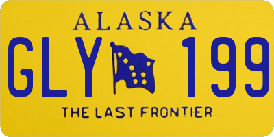 AK license plate GLY199