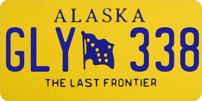 AK license plate GLY338
