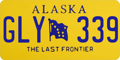 AK license plate GLY339