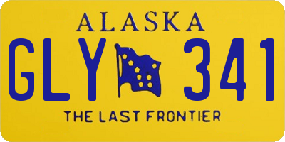 AK license plate GLY341