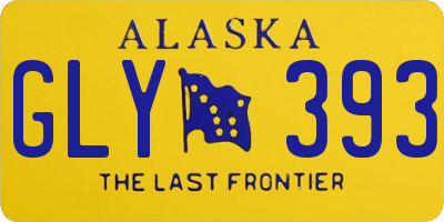 AK license plate GLY393