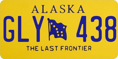 AK license plate GLY438